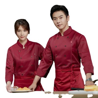 China restaurant & Bar China Factory Good Quality Catering Kitchen Uniforms Chef Jacket Chef Clothing for sale