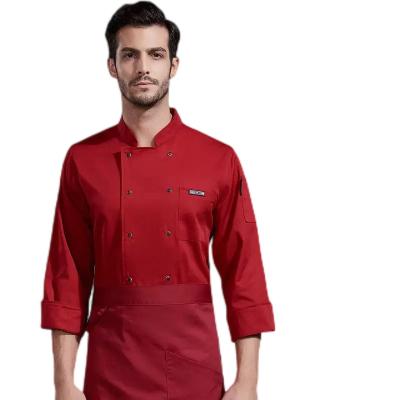 China restaurant & Bar Newly Designed Chef Clothing Fashion Chef Uniforms Unisex Chef Jacket For Kitchens And Restaurants for sale