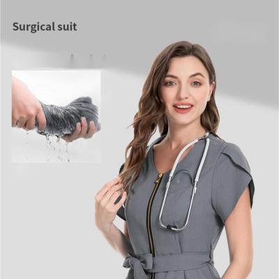 China New Design Hospital Scrubs Wholesale Cheap To Scrub Fashionable Nurse Hospital Medical Jogger Scrubs Uniform Sets For Women for sale