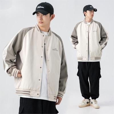 China Breathable Custom Loose Casual Jersey Jacket Baseball Logo Baseball Varsity Green Blue Jacket For Men's Jackets for sale