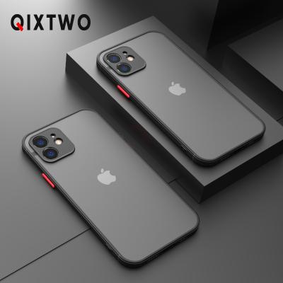 China Luxury Waterproof Silicone Matte Phone Case For Shockproof iPhone 13 12 11 pro Max Mini X XS XR 7 8 plus Se 2 2020 thin transparent cover for sale