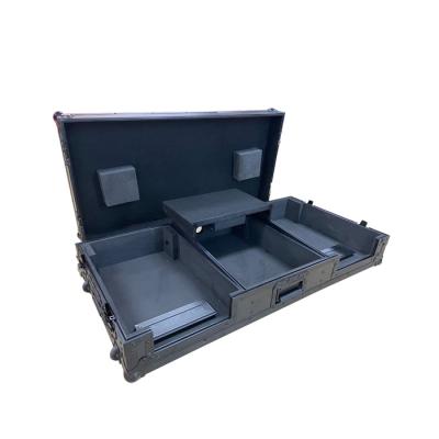 China DDJ Aluminum Flight Case DJ DJ Flight Case With Laptop Tray Can Be Customized for sale