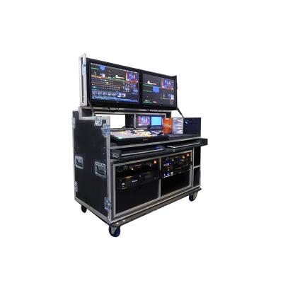 China Running Type Multi Rack Case DJ Media Stage Event Management DJ Workstation Case for sale