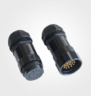 China IP44 19pin Socapex Electrical Power Cable Connectors for sale