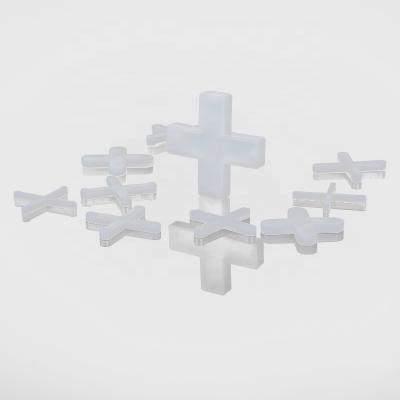 China Modern cheap price PE 1.5mm plastic tile cross spacer, leveling system tile spacer 100pcs/bag for sale