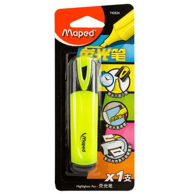 China Eco-friendly Office Stationery Marker Examination Exam Highlighter Multicolor Single High Capacity 742524CH Series for sale