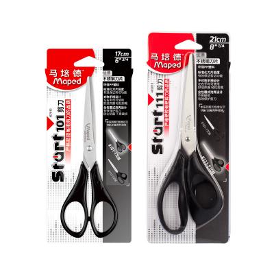 China 17cm Scissors Office Scissors Stainless Steel Scissors Office Supplies Household Eco-friendly Paper Cutting Knife for sale