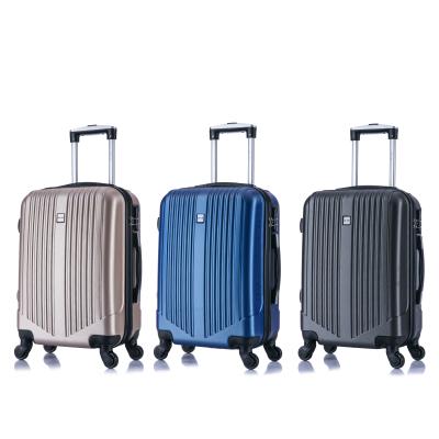 China Trolley Luggage 3PCS ABS Trolley Luggage Set Suitcase Travel Universal Rolled Hard Shell Luggage for sale