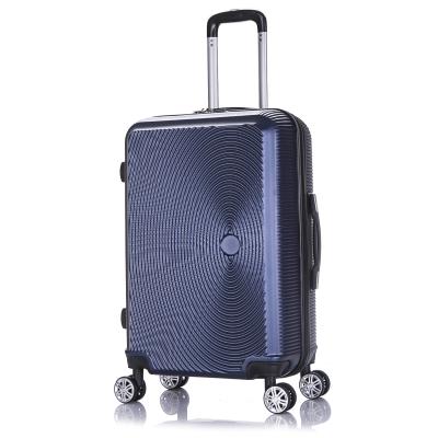 China Trolley Luggage OEM Popular Waterproof ABS PC Customize Logo Luggage Hardside Four Wheel Spinner Carry-on Luggage for sale