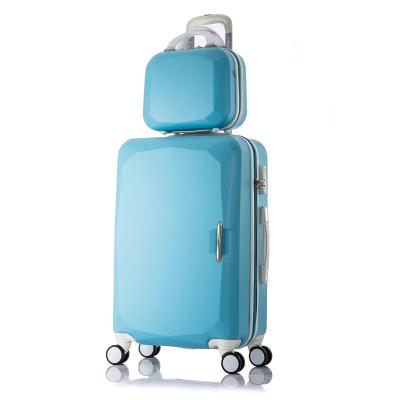 China Daily / Business Girls Travel Trolley Luggage Fashion Suitcase With Makeup Suitcase for sale