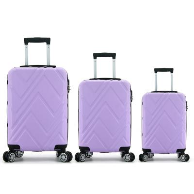 China Hard Online Hot Sale Shell Trolley Luggage GULI PURPLE Suitcase Luggage Trolley Bags Luggage+Sets PINK Travel Luggage Sets for sale