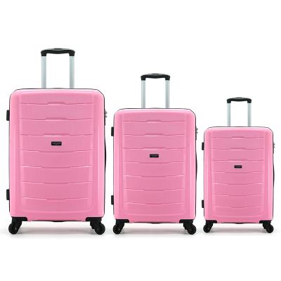 China Wholesale High Quality Newspaper Trolley / Business Travel Guli Bag Hard Case PP Hardside Luggage for sale