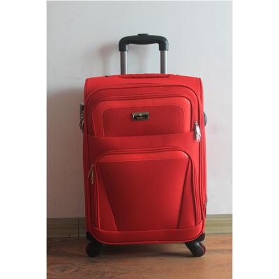 China Hot Sale Polyester Nylon Trolley Luggage , Suitcase With Spinner Wheels for sale