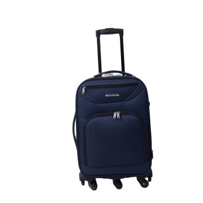 China Cheap Soft Bottom Travel 3pcs Trolley Luggage Bag Set With Multiple Wheels for sale