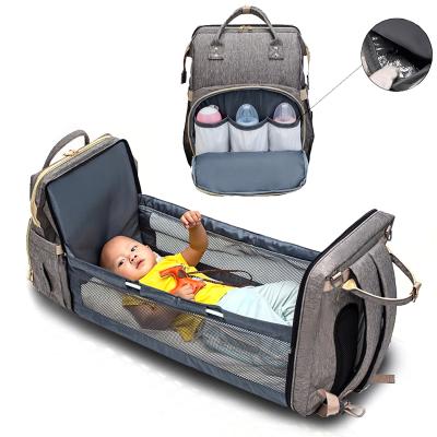 China Multifunctional Purpose Functional Stroller Hanging Baby Multifunctional Diaper Crib Mom Diaper Changing Bag For Outdoor Travel for sale