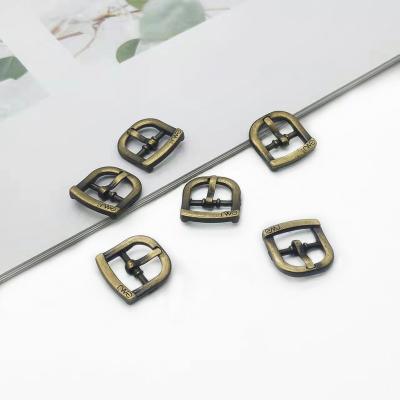 China Eco-friendly Bronze Buckle Pin Metal Hardware Square Buckle Pin Buckle Bag 20mm Rose Gold Nickel Gunmetal Metal From Factory Wholesale Price for sale