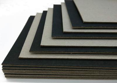 China Mixed Pulp High Stiff Black Card / One Side Laminated Black Paper Board for sale