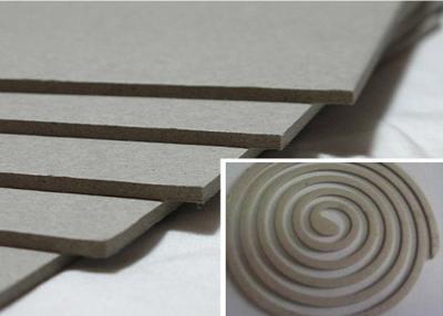 China Solid 1500gsm Unbleached Grey Board Raw Material for Mosquito Coil for sale