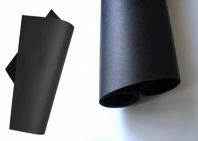 China Single Side 120 Gsm Black Paper Reels / Black Paper Board Sheets Standard Size for sale