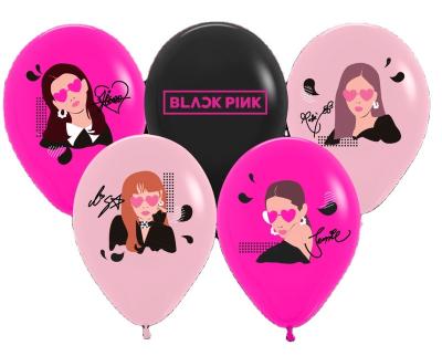 China New Latex Balloon Printed Lisa JISOO JENNIE ROSE Latex Balloon Design Blackpink Latex Balloon 12inch for sale