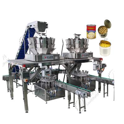 China Food Beans Weighing Food Canning Machine for sale