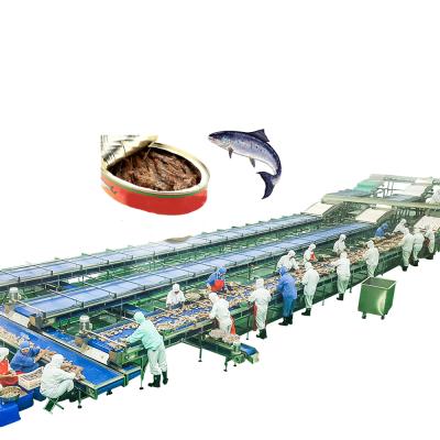 China Food Processing Machine Canned Tuna Tuna Processing Line Can Production Line Machinery for sale