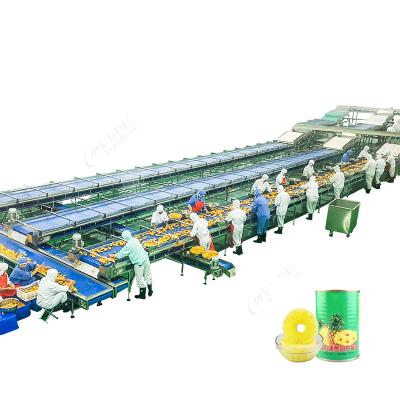 China Production Full Set Automatic Tinned Peach Canning Machine Fruit Machine Pineapple Processing Line for sale