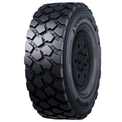 China Rubber and steel 365/80R20 335/80R20 MILITARY RADIAL RUN-FLAT TRUCK  TIRE TBR for sale