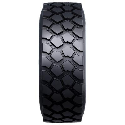 China Rubber and steel 365/80R22 335/80R22 MILITARY RADIAL RUN-FLAT TRUCK  TIRE TBR for sale