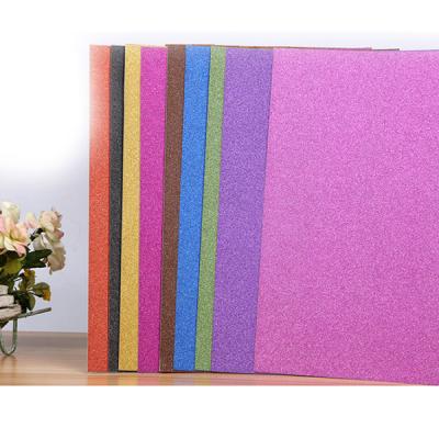 China Wholesale Waterproof 20*30cm Widely Used Decorative 250gsm Glitter Card Paper for sale