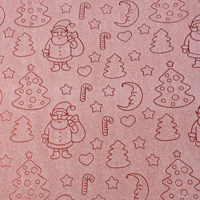 China Wholesale 50*70cm Glitter Foil Christmas Gift Wrapping Moisture Proof Paper For Gift Wrapping Christmas Party for sale