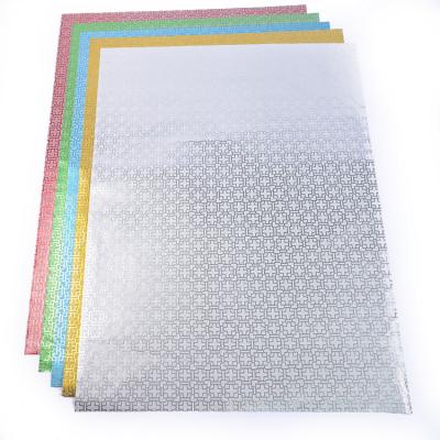 China Moisture Proof Custom Size Plain Embossing Holographic Plastic Wrapping Film for sale