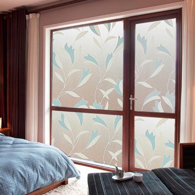 China Self Adhesive Wholesale Colored Sheets Pattern Frosted Glass Window Film Door Privacy Film for sale