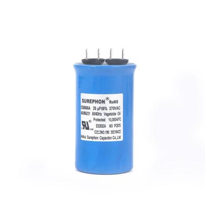 China Safety level: S2 Air Conditioning Appliances Compressor Cbb Sh Motor Ac Motor Run Capacitors 40uf 50uf 450v 500v 600v Cbb60 for sale