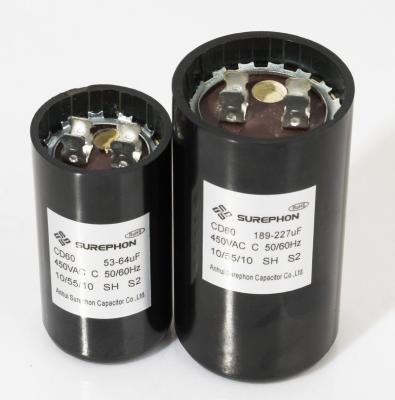 China Cylinder Surephon factory direct sales CD60 motor start capacitor for starting AC motors for sale