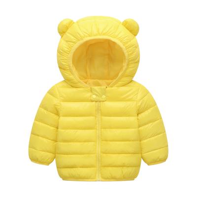 China New Breathable Kids Outerwear Clothes Kids Autumn Winter Hooded Children Down Jackets For Girls And Boys Candy Color Warm Down Coat for sale