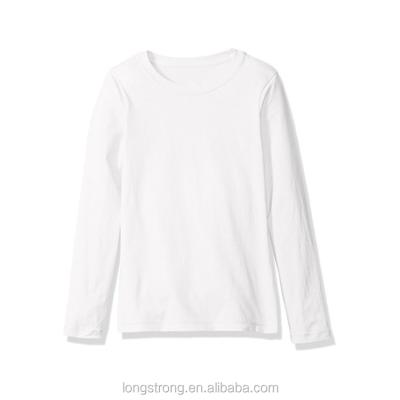 China 2022 High Quality White Color RHY2104 Long Sleeve Anti-Shrink Women's Breathable T-Shirts for sale