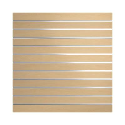 China New Type Slatwall Board Bargain Price Moisture Proof Wood Fiber Slotted MDF Board for sale