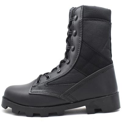 China Custom High Quality Black Anti-odor Fashion Waterproof Military Boots for sale