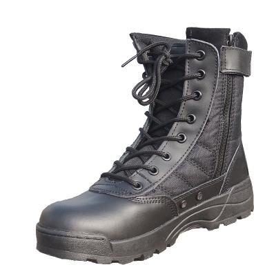 China Oxford Cloth Military Tactical Boots Black Patent Leather Military Boots for sale