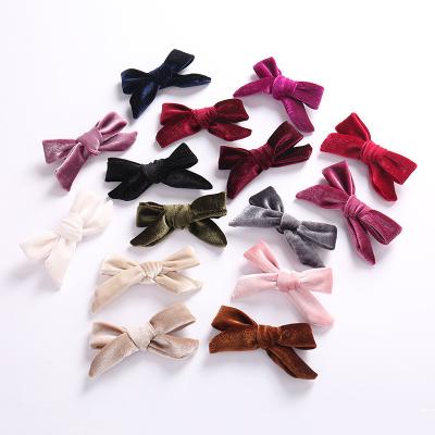 China Comfy Soft Hair Bow Clips For Girls Hair Clips For Girls Large Bow Unicorn Rainbow Grosgrain Ribbon Hair Barrettes for sale