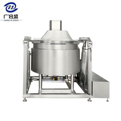 China Vegetable Processing Plant Manufacturers Direct Selling Tilting Electric Heating Jacketted Coated Kettle for sale