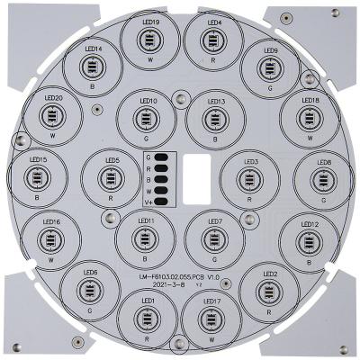 중국 12w 18w 24w 100W LED 라이트 PCB 보드 알루미늄 기본 유전체 층 판매용