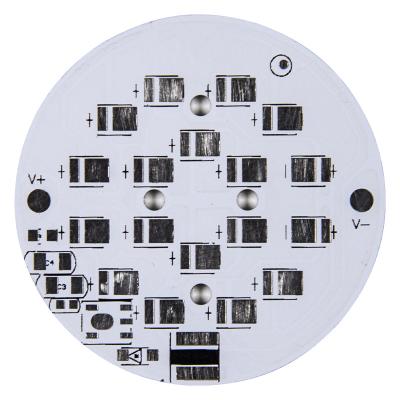 Cina Il doppio di potere 200w SMD LED ha parteggiato forma rotonda su ordinazione di alluminio del PWB in vendita