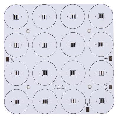 Chine Le double de la puissance élevée 1W 3W a dégrossi le plat en aluminium de lumière du panneau LED de carte PCB à vendre