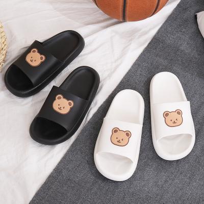 China Fashion Trend Bear Customized Women Soft Slipper Shoes Home Sleepers Slippers Woman for sale