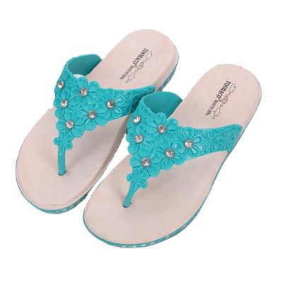 China Breathable Wear-resistant Soft Multiple Color Outdoor Kids Flip Flops Slipper For Girls Summer for sale