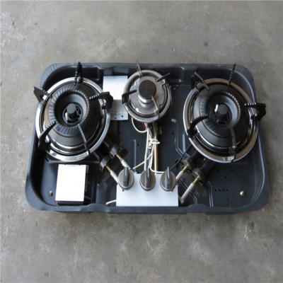 China Hotel JL-730H 3 burner gas cooker cheap priceTable head gas cooker for sale