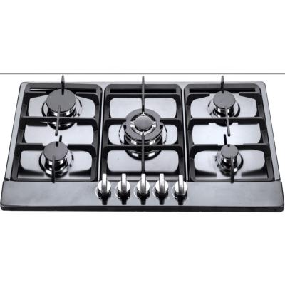 China Commercial 5 Burners European Style Stainless Steel Gas Cooker / Stove YF-S705A for sale