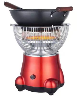 China New Best Price Hotel Heater Multifunctional Cheap Hot Portable BBQ Cooker Multi-Use Barbecue Pot Electric Heater for sale